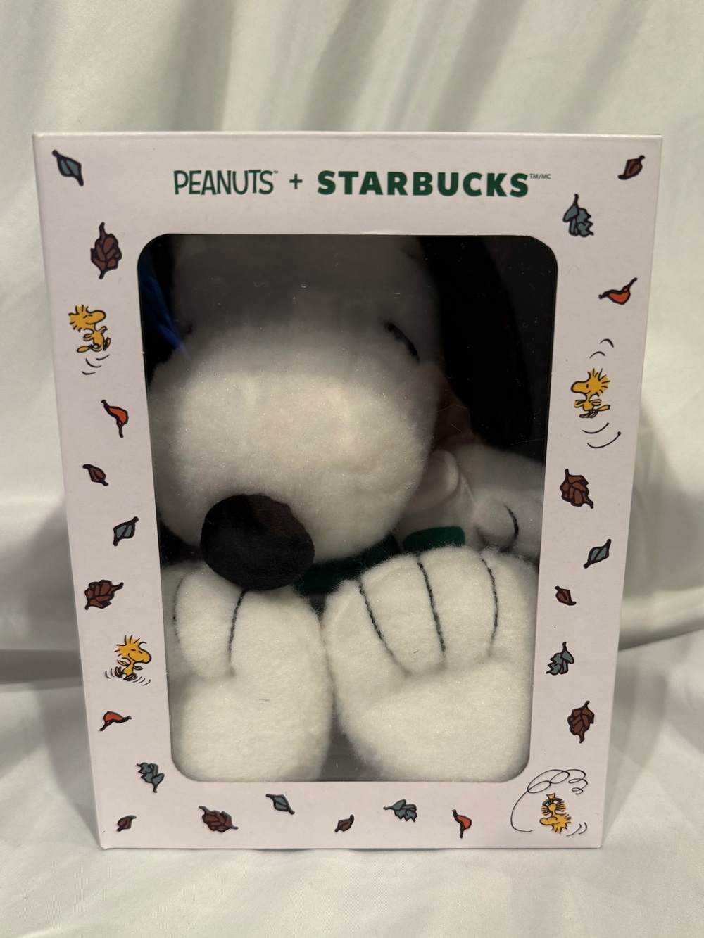 Starbucks x Peanuts Snoopy Plush 2026 Fall Scarf NEW IN BOX Exclusive